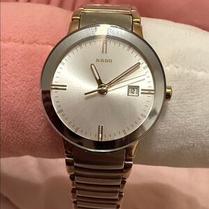 Rado Centrix Jubile Two-Tone Silver and Gold Watch
